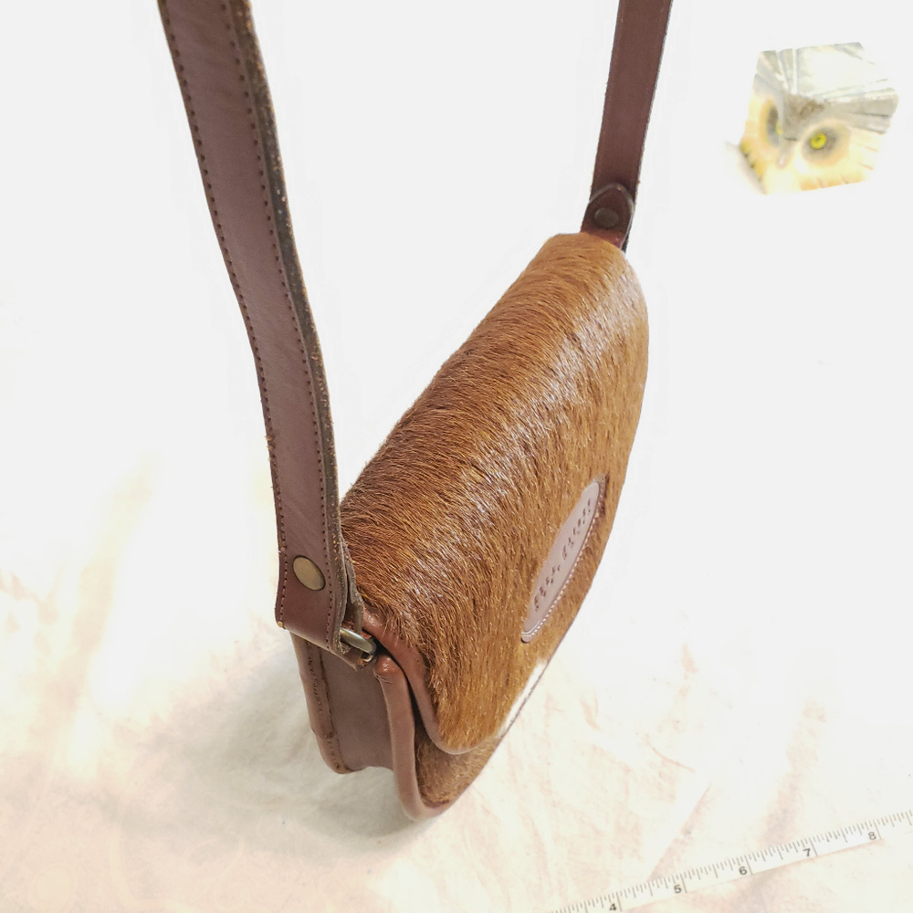 Ella Maiden Australia Leather Haircalf Crossbody - Picture 6 of 8
